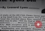 Image of Jimmy Dorsey and Orchestra New York City USA, 1946, second 16 stock footage video 65675039761