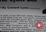 Image of Jimmy Dorsey and Orchestra New York City USA, 1946, second 17 stock footage video 65675039761