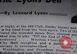 Image of Jimmy Dorsey and Orchestra New York City USA, 1946, second 18 stock footage video 65675039761