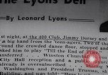 Image of Jimmy Dorsey and Orchestra New York City USA, 1946, second 20 stock footage video 65675039761