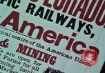 Image of Advertisements in Europe attracting immigrants United States USA, 1910, second 44 stock footage video 65675039767