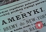 Image of Advertisements in Europe attracting immigrants United States USA, 1910, second 46 stock footage video 65675039767