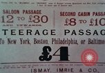 Image of Advertisements in Europe attracting immigrants United States USA, 1910, second 50 stock footage video 65675039767