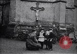 Image of American soldier giving chocolates to children France, 1918, second 18 stock footage video 65675039777