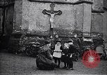 Image of American soldier giving chocolates to children France, 1918, second 19 stock footage video 65675039777