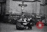Image of American soldier giving chocolates to children France, 1918, second 24 stock footage video 65675039777