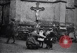 Image of American soldier giving chocolates to children France, 1918, second 29 stock footage video 65675039777