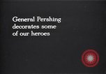 Image of General John J Pershing Europe, 1918, second 3 stock footage video 65675039780