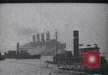 Image of RMS Mauretania troop ship World War 1 New York City USA, 1918, second 5 stock footage video 65675039781