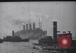 Image of RMS Mauretania troop ship World War 1 New York City USA, 1918, second 6 stock footage video 65675039781