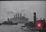 Image of RMS Mauretania troop ship World War 1 New York City USA, 1918, second 8 stock footage video 65675039781