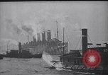 Image of RMS Mauretania troop ship World War 1 New York City USA, 1918, second 9 stock footage video 65675039781
