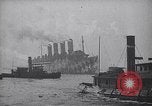 Image of RMS Mauretania troop ship World War 1 New York City USA, 1918, second 12 stock footage video 65675039781