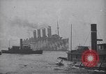 Image of RMS Mauretania troop ship World War 1 New York City USA, 1918, second 13 stock footage video 65675039781