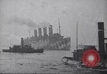 Image of RMS Mauretania troop ship World War 1 New York City USA, 1918, second 15 stock footage video 65675039781