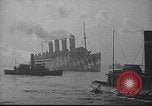 Image of RMS Mauretania troop ship World War 1 New York City USA, 1918, second 16 stock footage video 65675039781