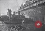 Image of RMS Mauretania troop ship World War 1 New York City USA, 1918, second 37 stock footage video 65675039781