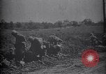 Image of WWI French and American troops dig trenches Marne France, 1918, second 54 stock footage video 65675039783