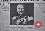 Image of Kaiser Wilhelm  in Holland Holland Netherlands, 1918, second 8 stock footage video 65675039784