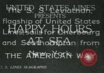 Image of United States Lines flagship SS Leviathan New York City USA, 1928, second 24 stock footage video 65675039796