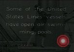 Image of United States Lines flagship SS Leviathan Atlantic Ocean, 1928, second 1 stock footage video 65675039799