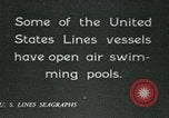 Image of United States Lines flagship SS Leviathan Atlantic Ocean, 1928, second 3 stock footage video 65675039799