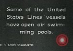 Image of United States Lines flagship SS Leviathan Atlantic Ocean, 1928, second 4 stock footage video 65675039799