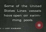 Image of United States Lines flagship SS Leviathan Atlantic Ocean, 1928, second 8 stock footage video 65675039799