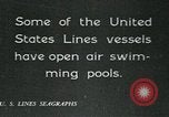 Image of United States Lines flagship SS Leviathan Atlantic Ocean, 1928, second 9 stock footage video 65675039799