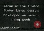 Image of United States Lines flagship SS Leviathan Atlantic Ocean, 1928, second 10 stock footage video 65675039799