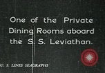 Standbild USA Linien Flaggschiff SS Leviathan Atlantik, 1928, aus Sekunde 50 historischem Filmmaterial Videoclip 65675039800