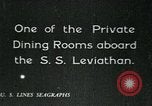 Standbild USA Linien Flaggschiff SS Leviathan Atlantik, 1928, aus Sekunde 52 historischem Filmmaterial Videoclip 65675039800
