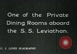 Standbild USA Linien Flaggschiff SS Leviathan Atlantik, 1928, aus Sekunde 53 historischem Filmmaterial Videoclip 65675039800