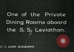 Standbild USA Linien Flaggschiff SS Leviathan Atlantik, 1928, aus Sekunde 54 historischem Filmmaterial Videoclip 65675039800