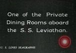 Standbild USA Linien Flaggschiff SS Leviathan Atlantik, 1928, aus Sekunde 55 historischem Filmmaterial Videoclip 65675039800