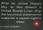 Standbild USA Linien Flaggschiff SS Leviathan Atlantik, 1928, aus Sekunde 6 historischem Filmmaterial Videoclip 65675039801