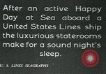 Standbild USA Linien Flaggschiff SS Leviathan Atlantik, 1928, aus Sekunde 8 historischem Filmmaterial Videoclip 65675039801