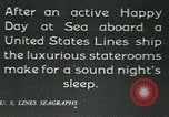 Standbild USA Linien Flaggschiff SS Leviathan Atlantik, 1928, aus Sekunde 10 historischem Filmmaterial Videoclip 65675039801
