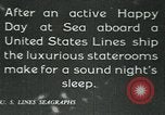 Standbild USA Linien Flaggschiff SS Leviathan Atlantik, 1928, aus Sekunde 12 historischem Filmmaterial Videoclip 65675039801