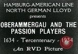 Standbild Dorf Oberammergau Bayern Deutschland, 1936, aus Sekunde 22 historischem Filmmaterial Videoclip 65675039802