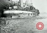 Image of American troops sail for home after World War 1 Brest France, 1919, second 4 stock footage video 65675039810