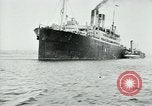 Image of American troops sail for home after World War 1 Brest France, 1919, second 23 stock footage video 65675039810
