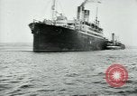 Image of American troops sail for home after World War 1 Brest France, 1919, second 24 stock footage video 65675039810