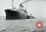 Image of American troops sail for home after World War 1 Brest France, 1919, second 25 stock footage video 65675039810