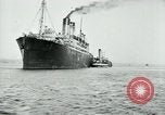 Image of American troops sail for home after World War 1 Brest France, 1919, second 28 stock footage video 65675039810