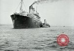 Image of American troops sail for home after World War 1 Brest France, 1919, second 30 stock footage video 65675039810