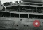 Image of American troops sail for home after World War 1 Brest France, 1919, second 56 stock footage video 65675039810