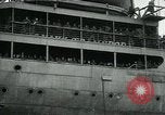 Image of American troops sail for home after World War 1 Brest France, 1919, second 59 stock footage video 65675039810