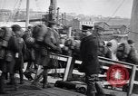Image of American troops board ferry boats Brest France, 1919, second 24 stock footage video 65675039811