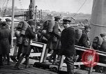 Image of American troops board ferry boats Brest France, 1919, second 25 stock footage video 65675039811